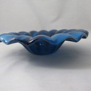 Copper Blue/White Streaky Sunburst Bowl